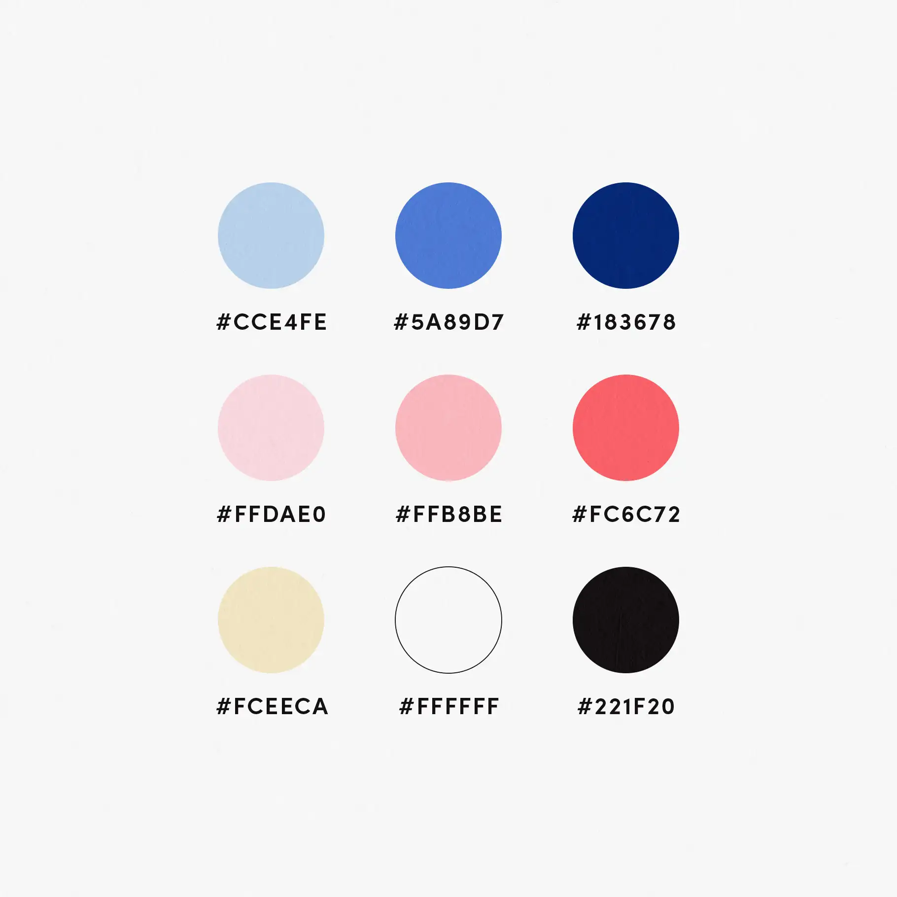 Common Good color palette.