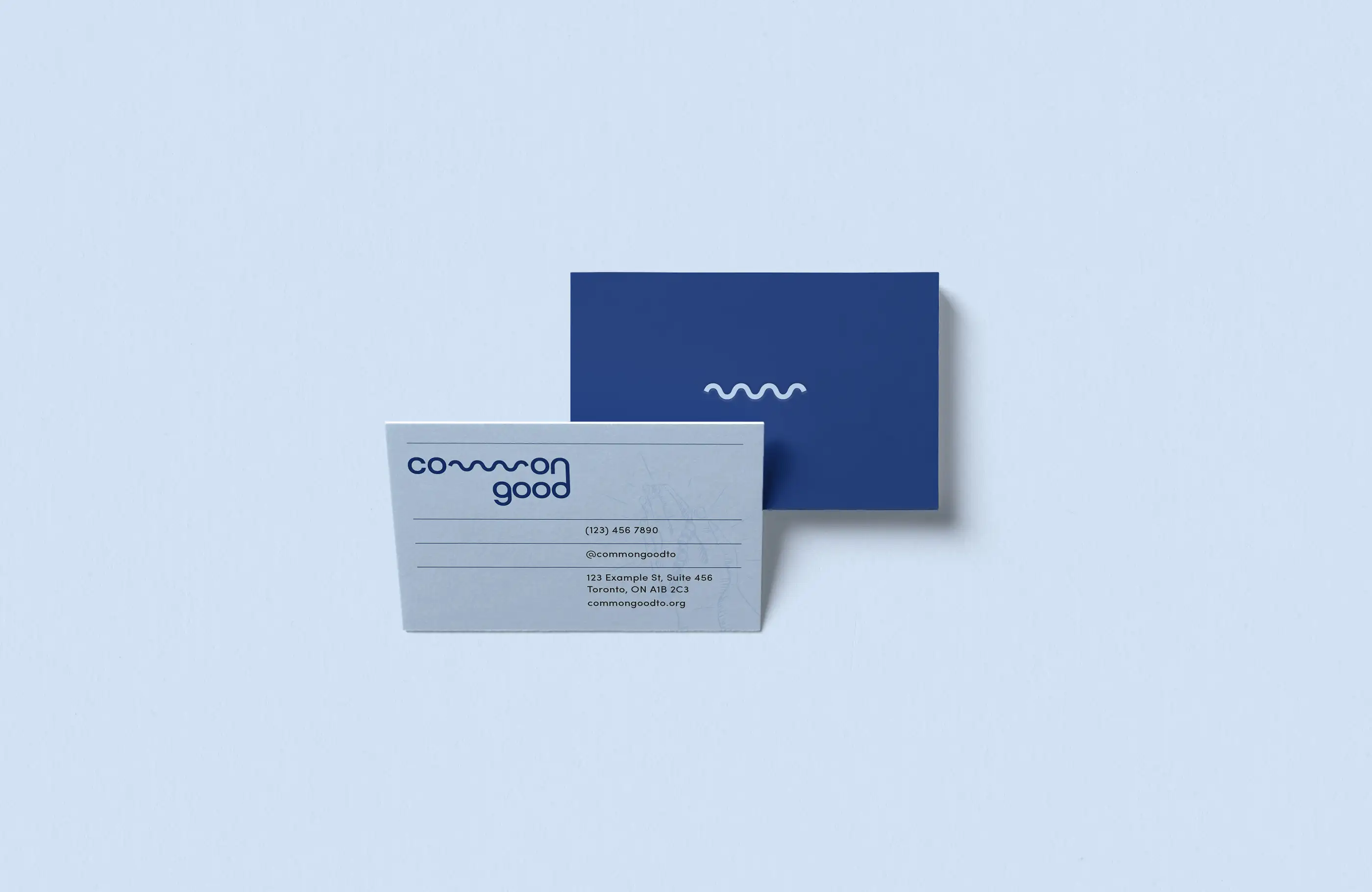 Common Good business cards.