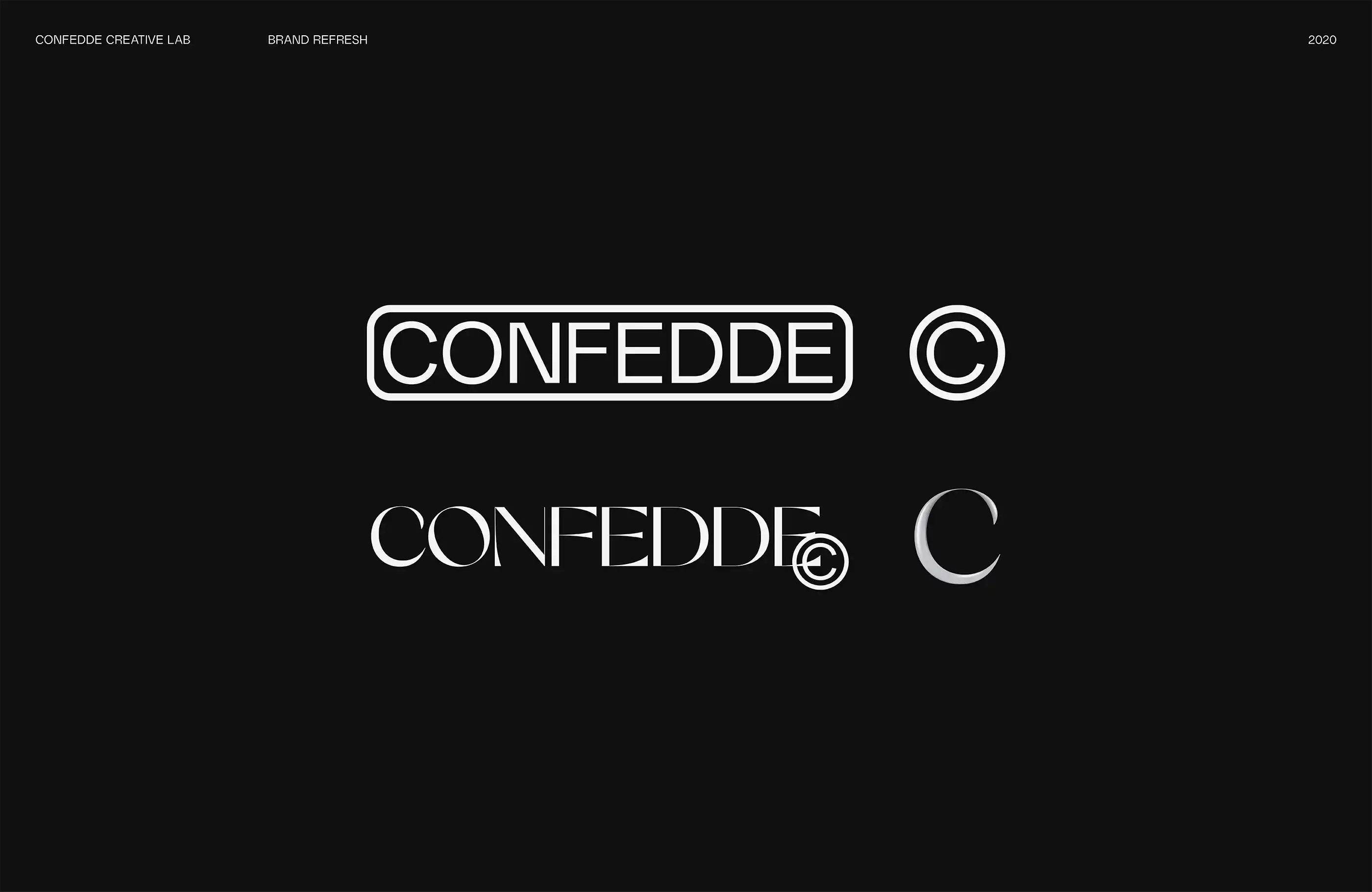 Confedde logo suite.