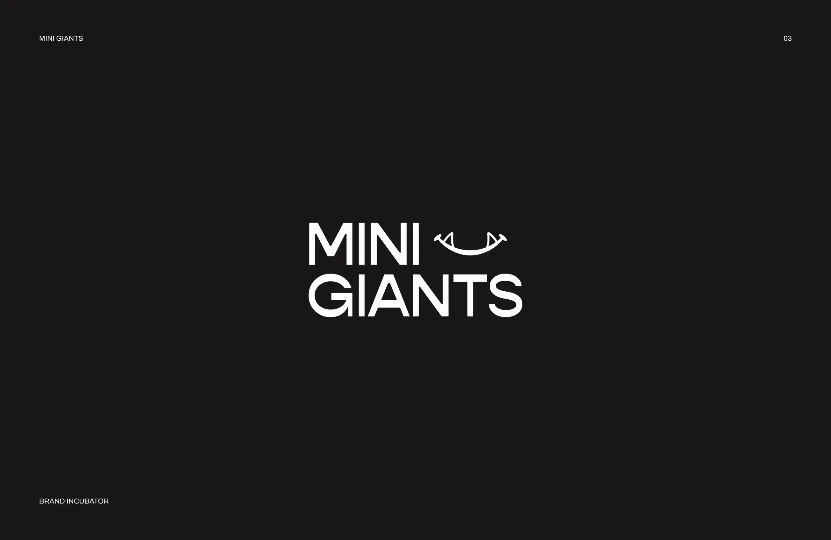 Logo for Mini Giants, a venture capital firm.