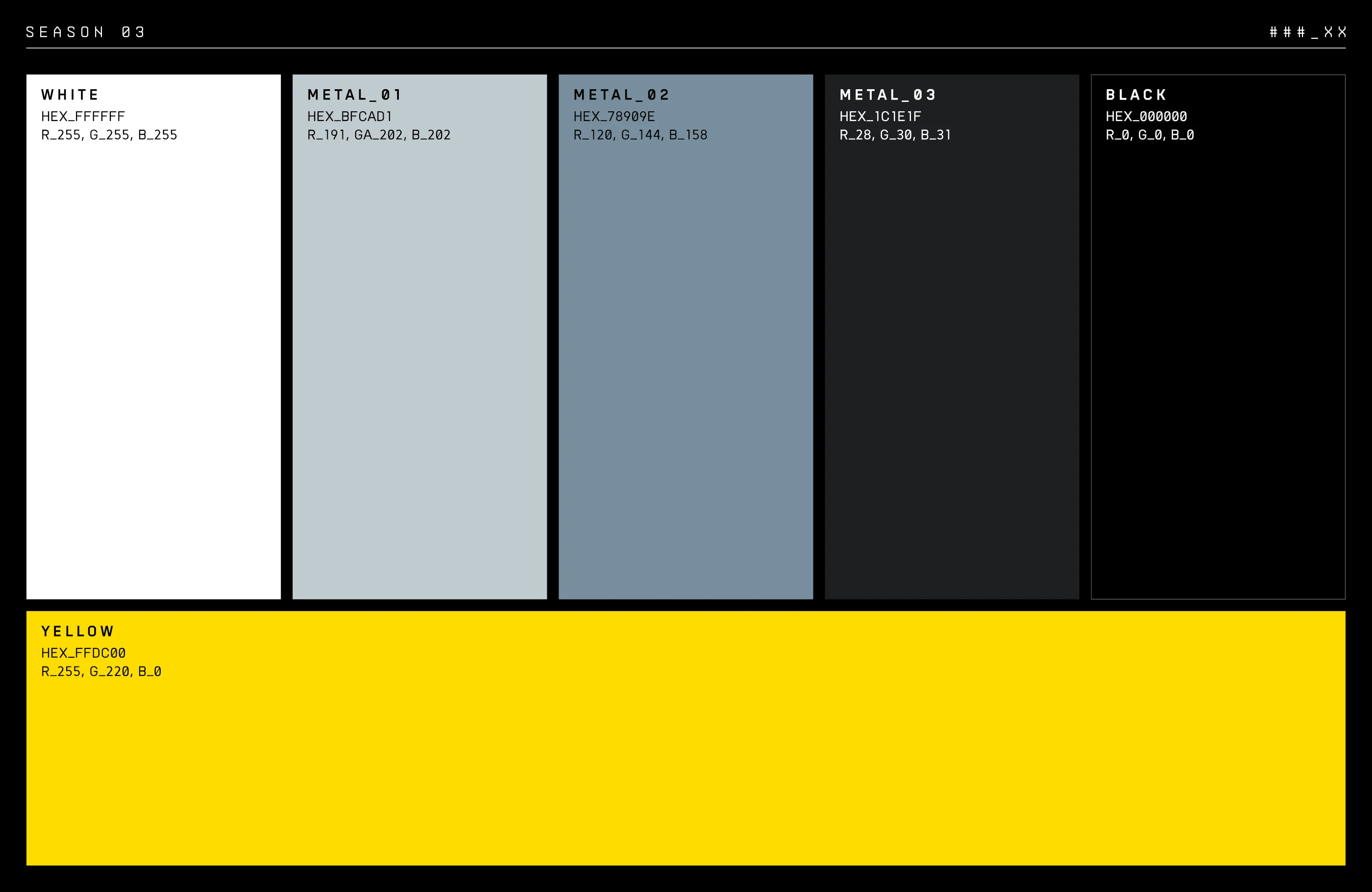 Season 3 color scheme.