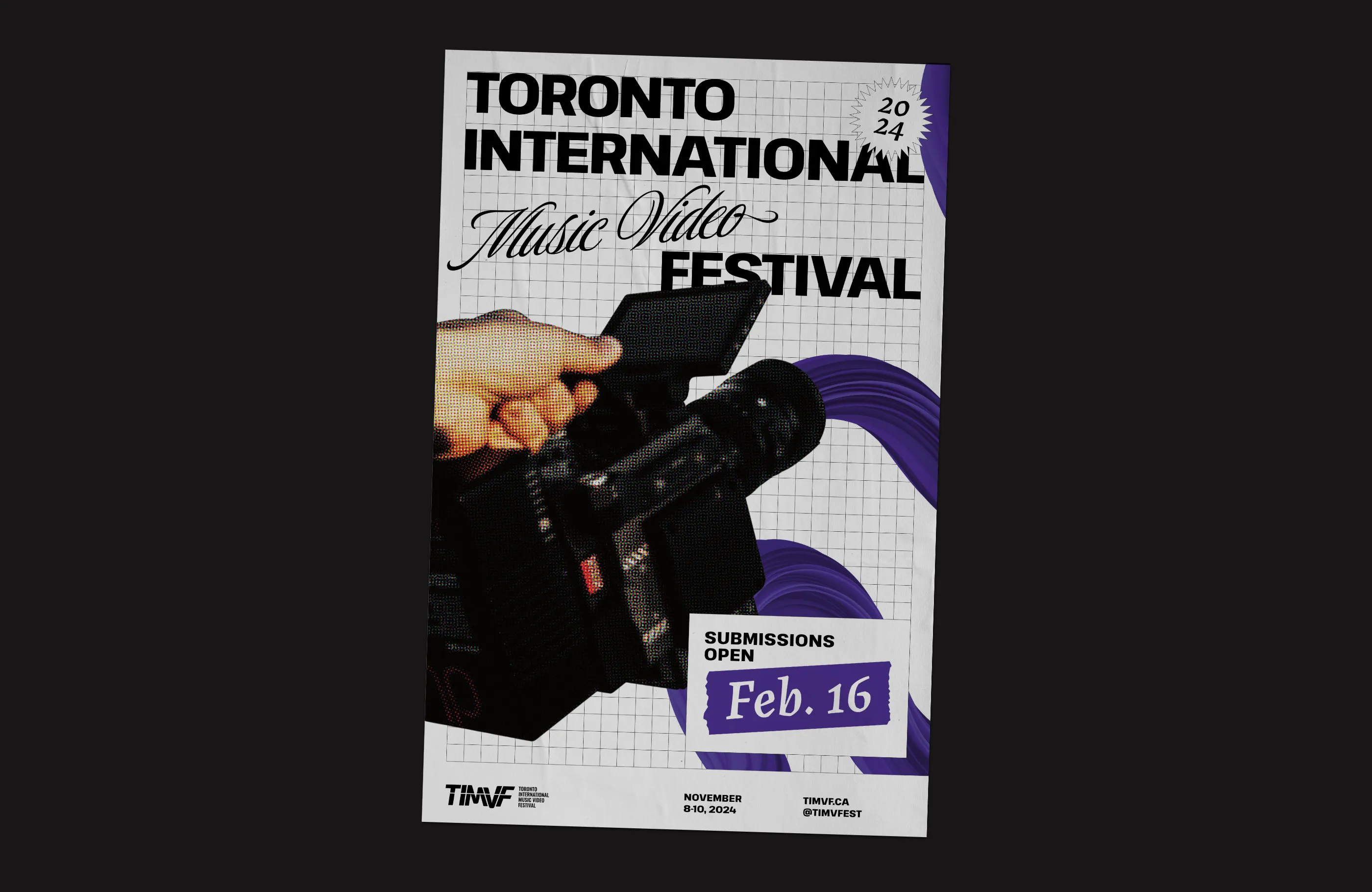 TIMVF call for submissions poster.
