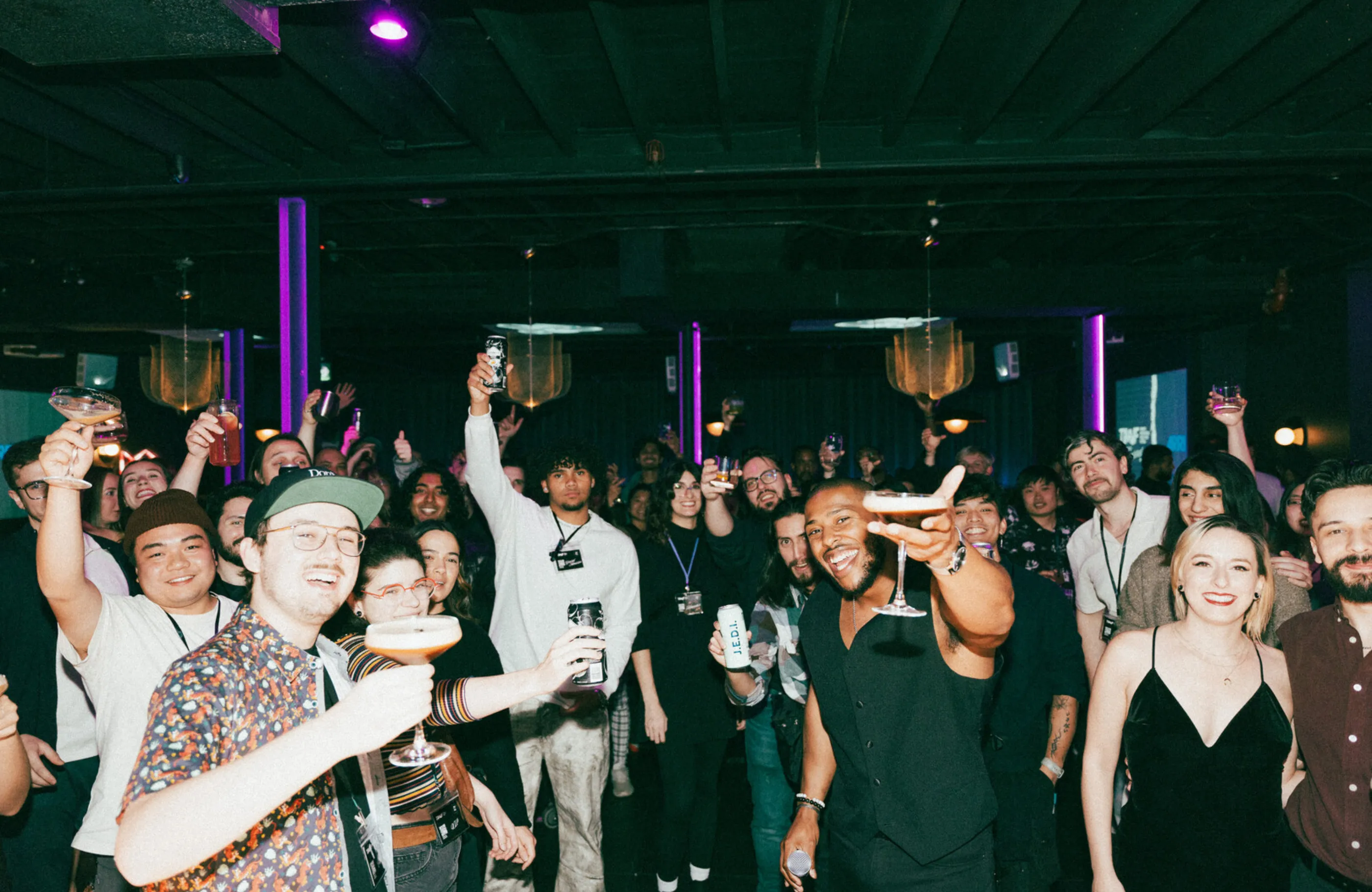 Photo of afterparty crowd at the 2024 festival.