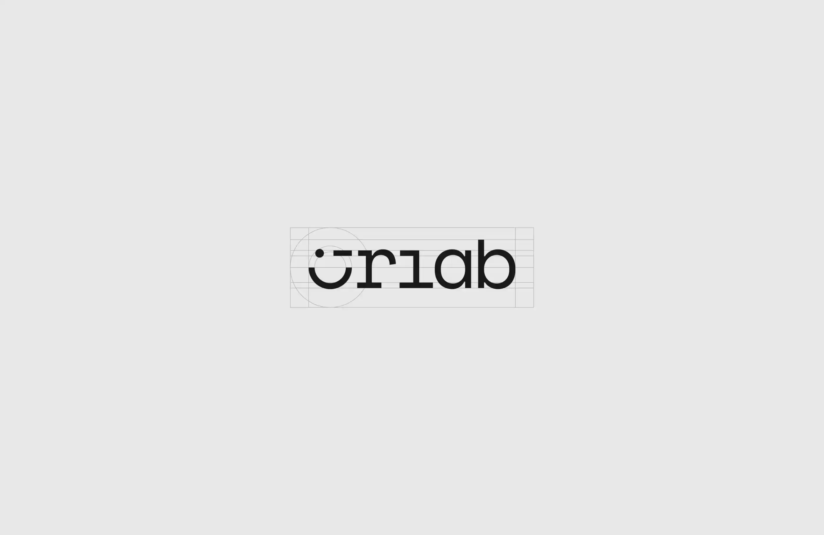 Illustration showing construction of Urlab wordmark.